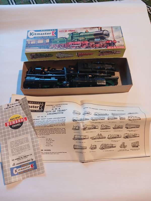 Kitmaster, Rosebud, City of Truro, Plastic Scale Models, No. 24, England