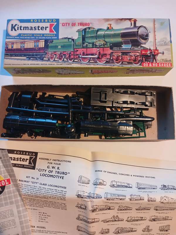 Kitmaster, Rosebud, City of Truro, Plastic Scale Models, No. 24, England