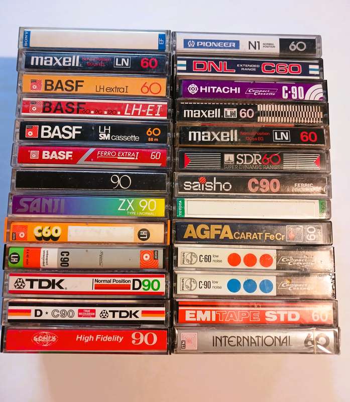 Cassette Tapes, Various x 26