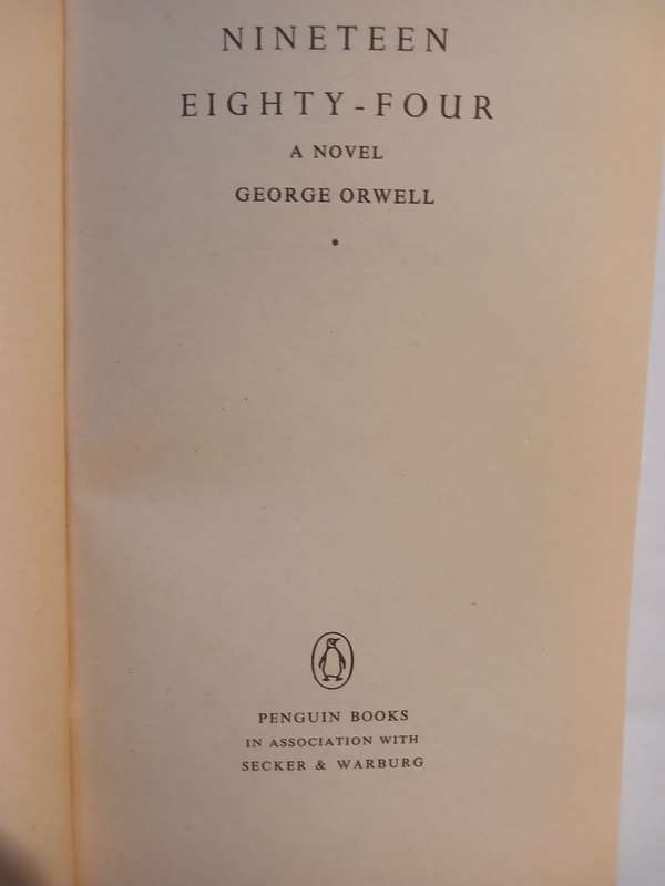 Nineteen Eighty-Four by George Orwell