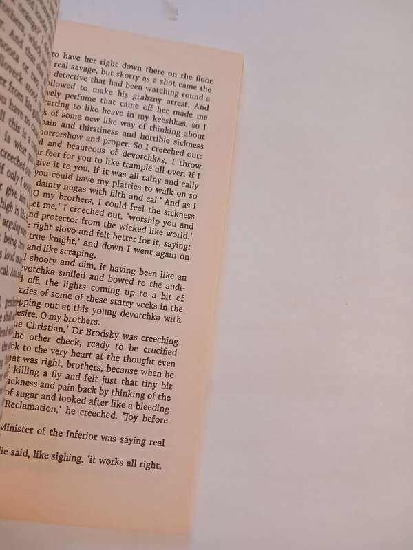 A Clockwork Orange by Anthony Burgess