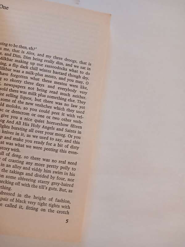 A Clockwork Orange by Anthony Burgess