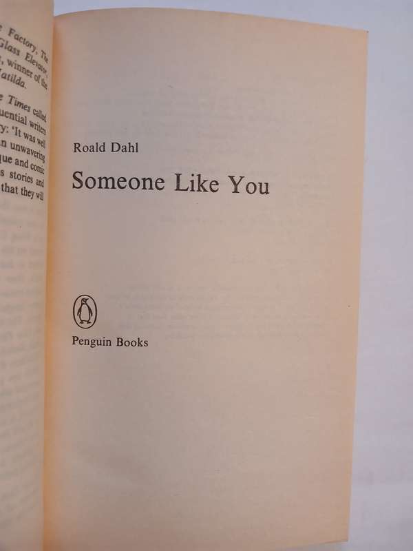 Someone Like You by Roald Dahl