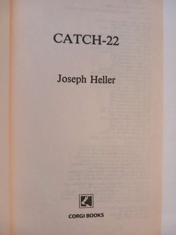 Catch 22 by Joseph Heller