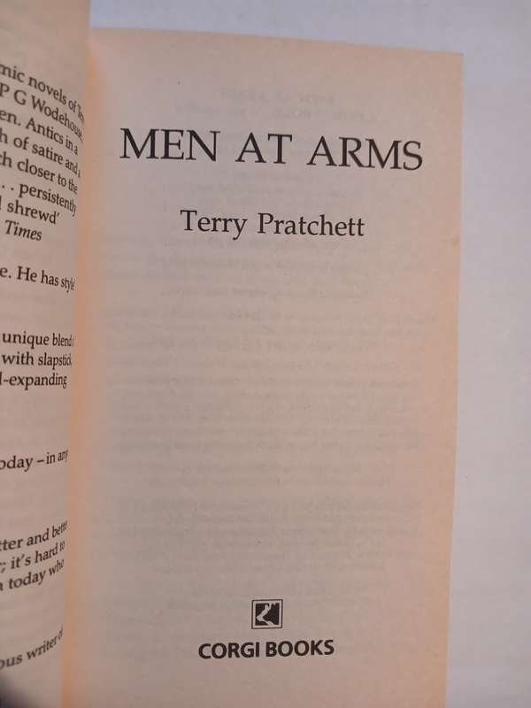 Men at Arms by Terry Pratchett