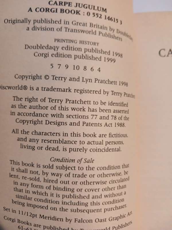 Carpe Jugulum by Terry Pratchett