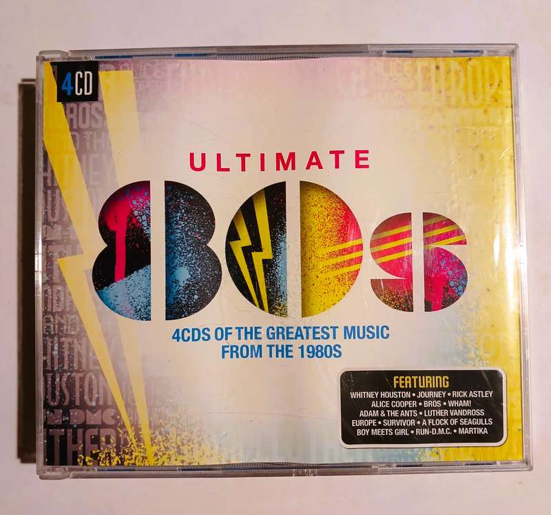 Ultimate 80's, 4 Cd's of the Greatest music CD