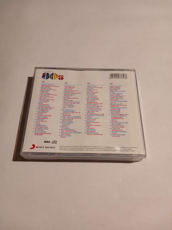 Ultimate 80's, 4 Cd's of the Greatest music CD