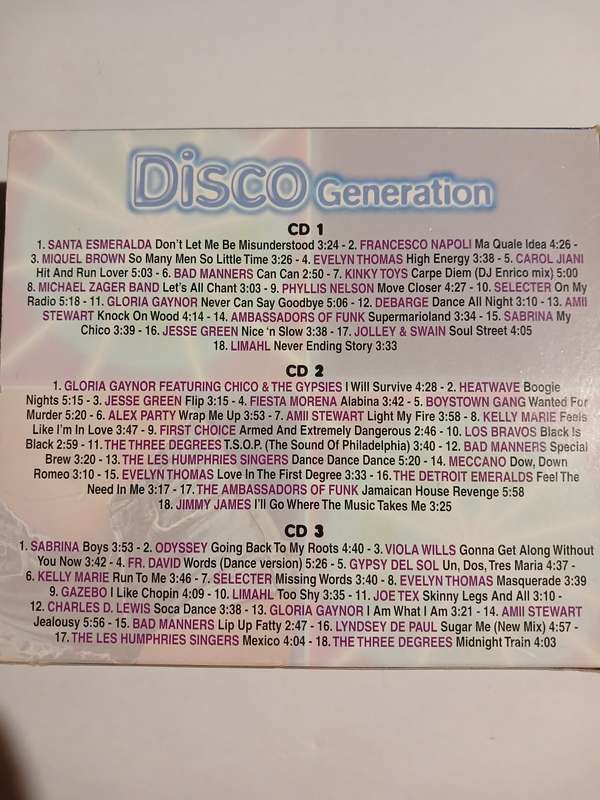 Disco Generation, 3 x CD Boxset, Netherlands