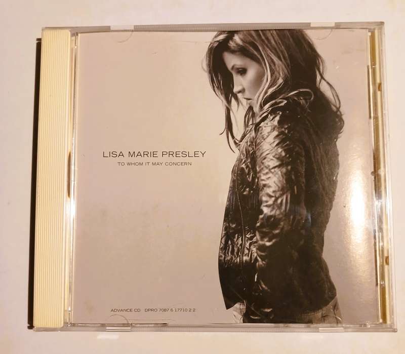 Lisa Marie Presley, To Whom it may Concern CD, US, Promo