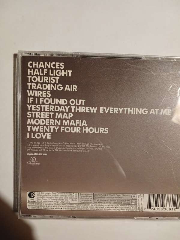 Athlete, Tourist CD, EU