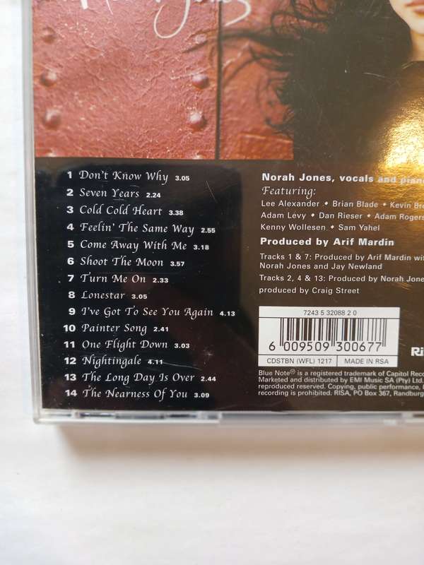 Norah Jones, Come Away With Me CD, Enhanced Bonus CD