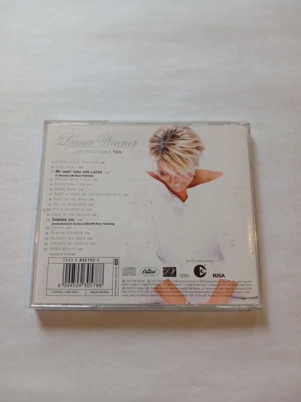 Dana Winner, Unforgettable Too CD, Special Edition