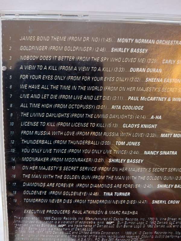 The Best of Bond...James Bond CD