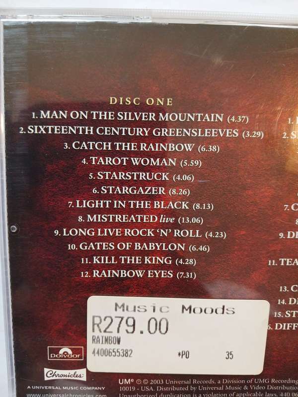 Rainbow, Catch the Rainbow, The Anthology, 2 x CD, US
