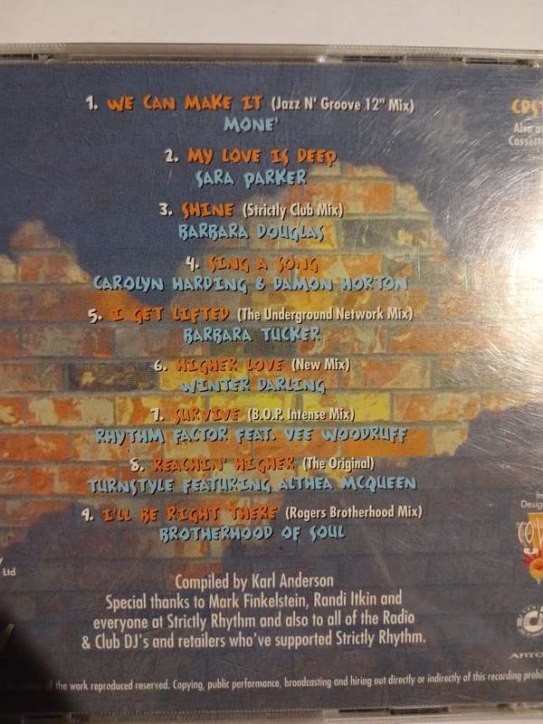 Strictly House 2, Various Artists CD