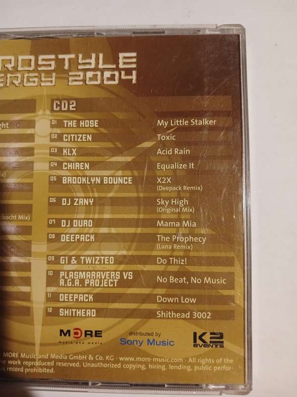 Hardstyle Energy 2004, 2 x CD, Germany