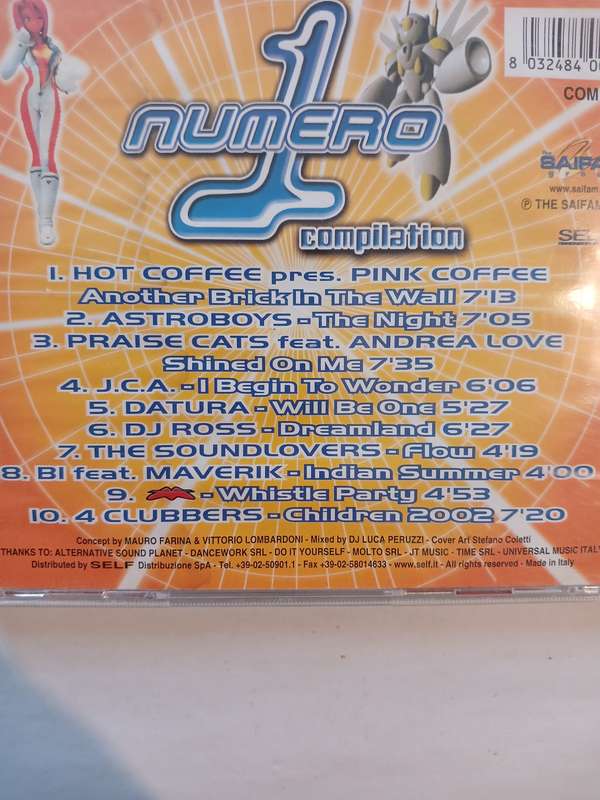 Numero 1 Compilation CD, Italy