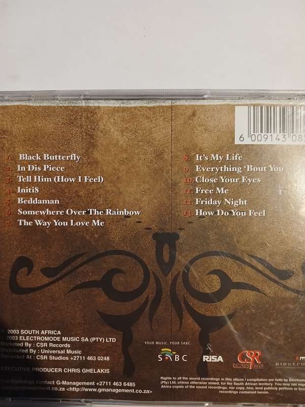 TK, Black Butterfly CD