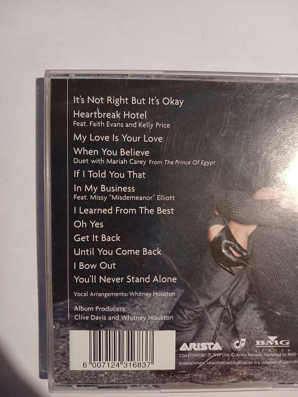 Whitney Houston, My Love is Your Love, 2 x CD