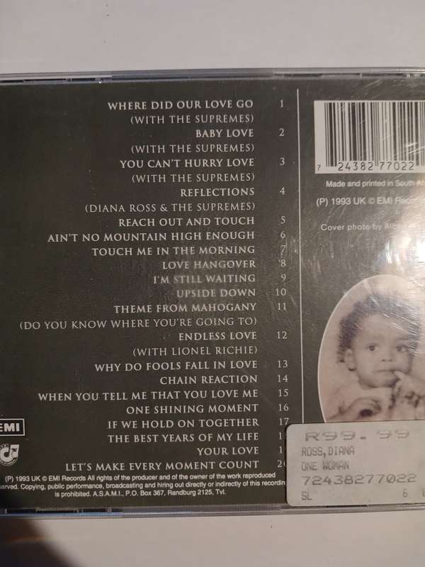 Diana Ross, One Woman, The Ultimate Collection CD