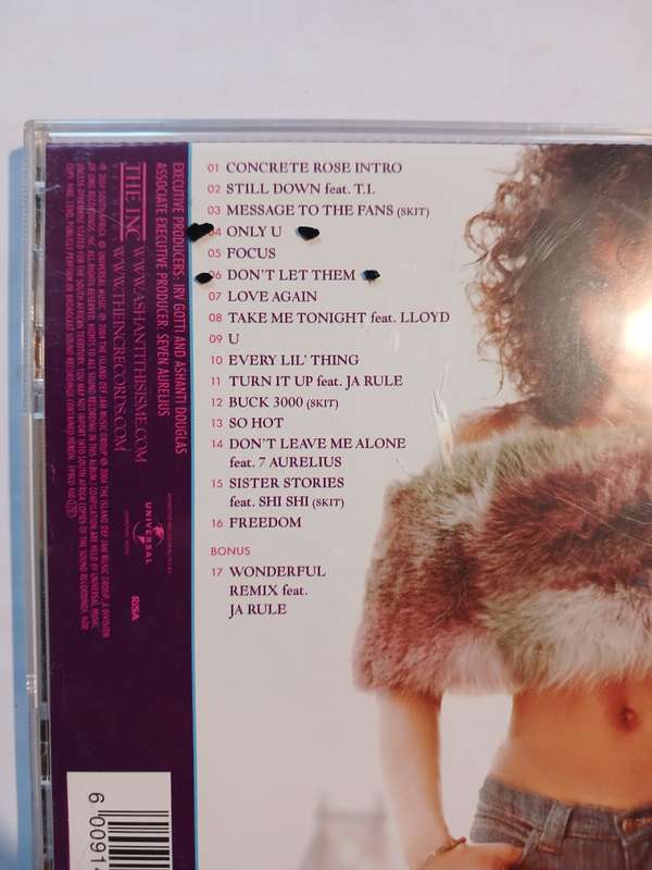 Ashanti, Concrete Rose CD