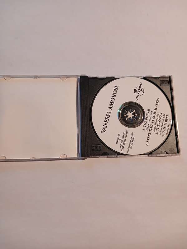 Vanessa Amorosi, The Power / Everytime I Close My Eyes CD single