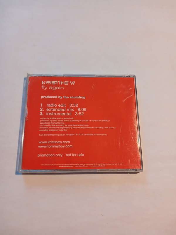 Kristine W, Fly Again CD single, promo, US