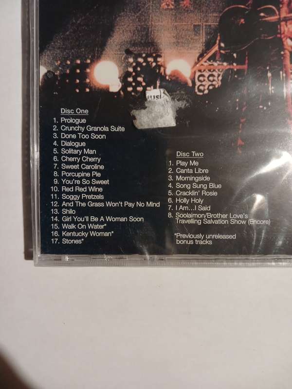 Neil Diamond, Hot August Night CD, New