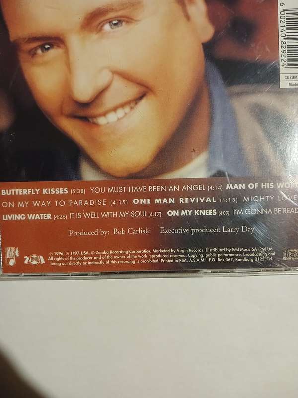 Bob Carlisle, Butterfly Kisses (Shades of Grace) CD