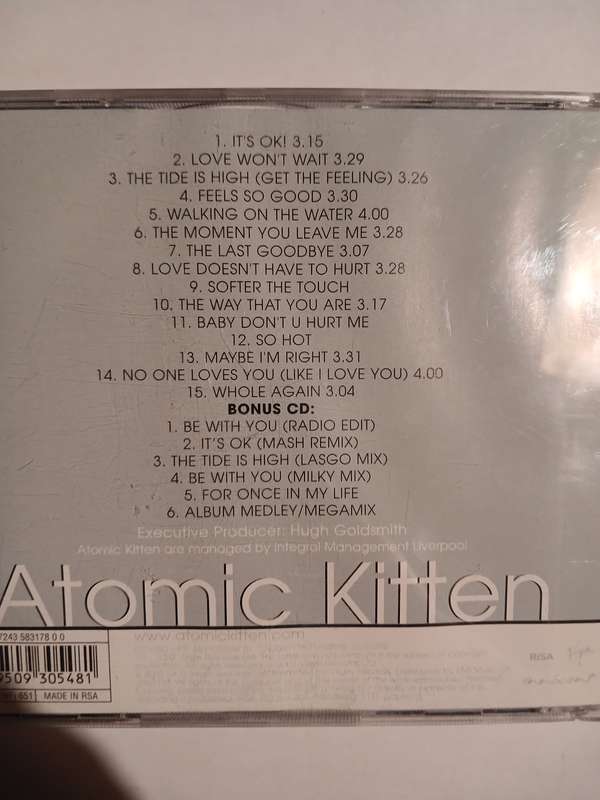 Atomic Kitten, Feels so Good, 2 x CD