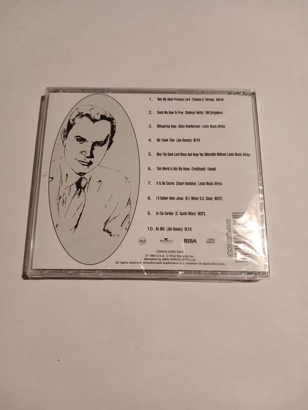 Jim Reeves, Sacred Songs, The Best Of CD, New