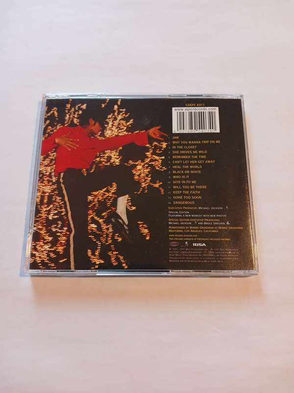 Michael Jackson, Dangerous CD, Special Edition, Remastered