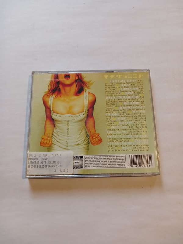 Madonna, Greatest Hits Volume 2, CD