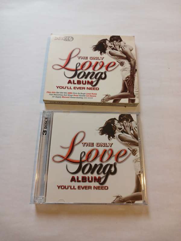 The Only Love Songs Album You'll Ever Need, 3 x CD