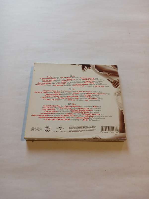 The Only Love Songs Album You'll Ever Need, 3 x CD