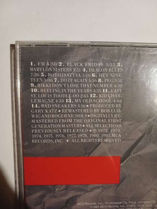 Steely Dan, A Decade of Steely Dan CD, EU, Enhanced