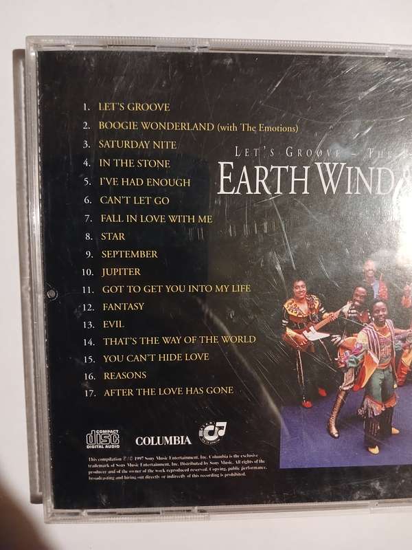 Earth Wind & Fire, Let's Groove, The Best Of CD