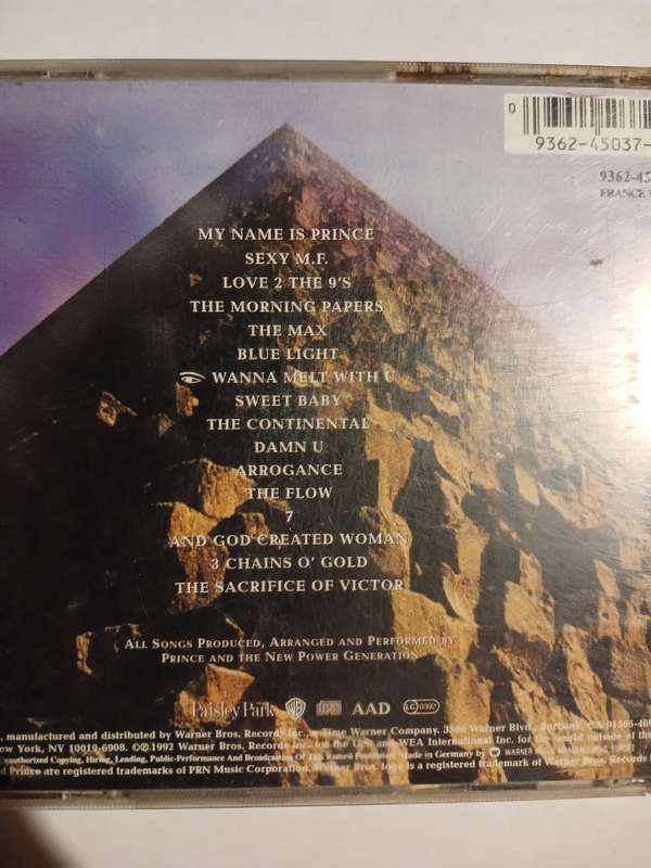 Prince and the New Power Generation, Love Symbol CD, EU