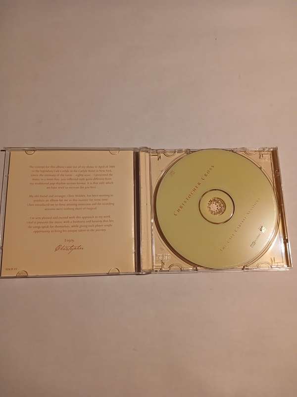 Christopher Cross, The Cafe Carlyle Sessions CD
