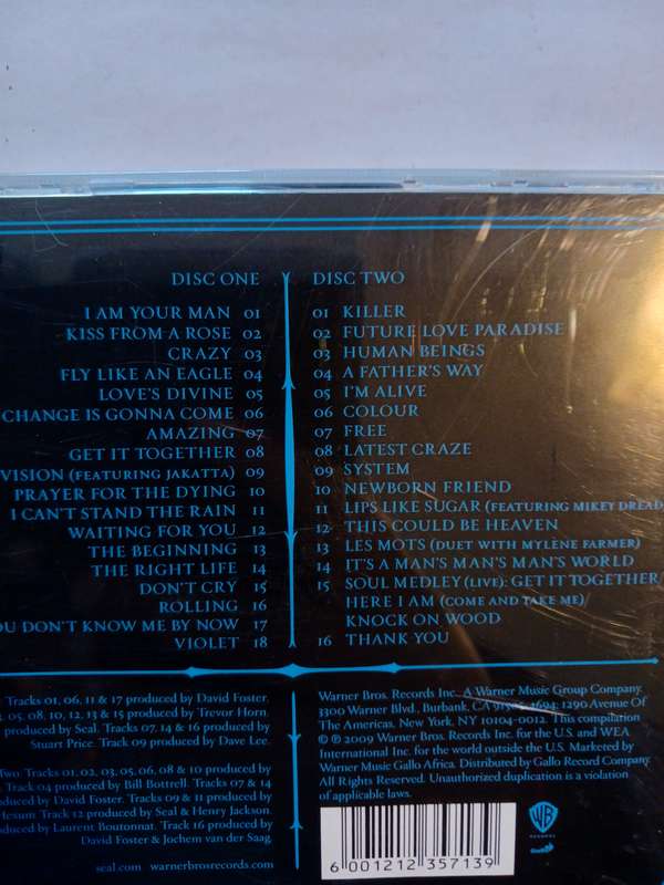 Seal, Hits, 2 x CD