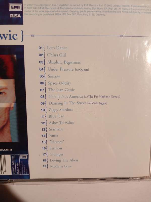 David Bowie, Best of Bowie CD