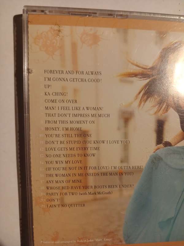 Shania Twain, Greatest Hits CD