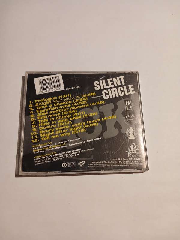 Silent Circle, Back! CD