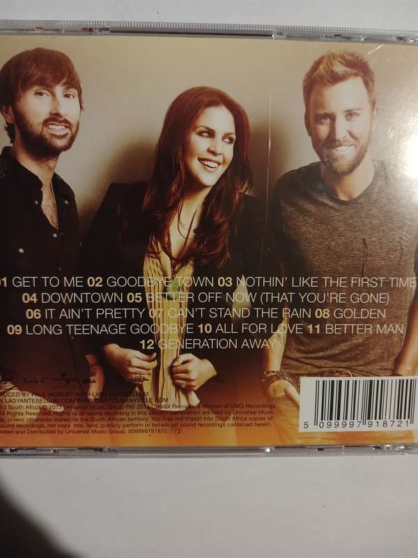 Lady Antebellum, Golden CD, EU