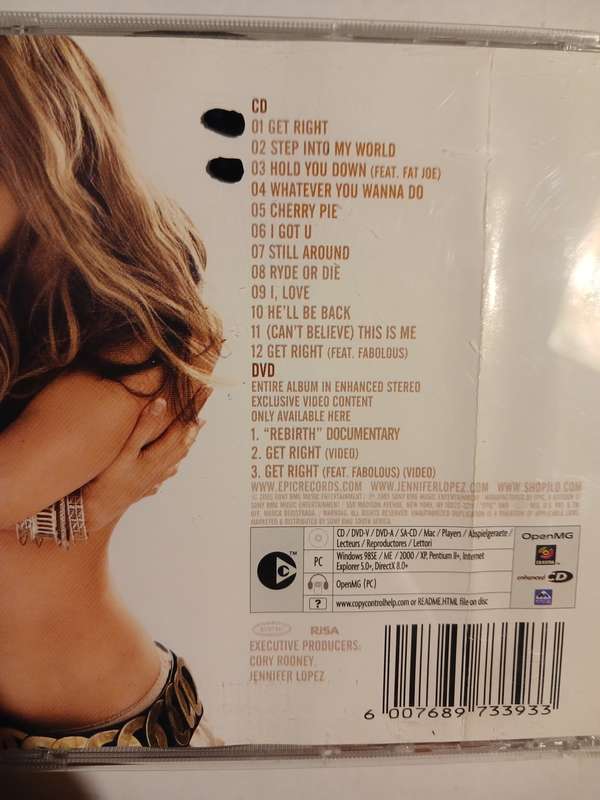 Jennifer Lopez, Rebirth, 2 x CD