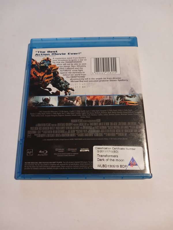 Transformers, Dark of the Moon Blu-ray Disc