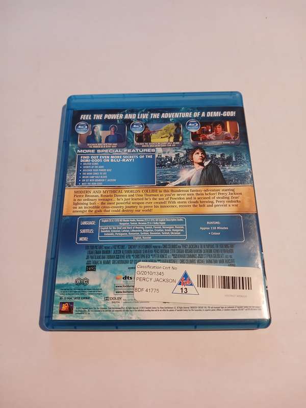 Percy Jackson and the Olympians, The Lightning Thief Blu-ray Disc