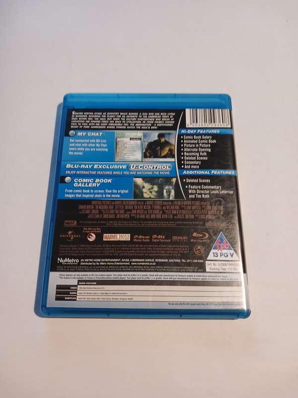 The Incredible Hulk Blu-ray Disc