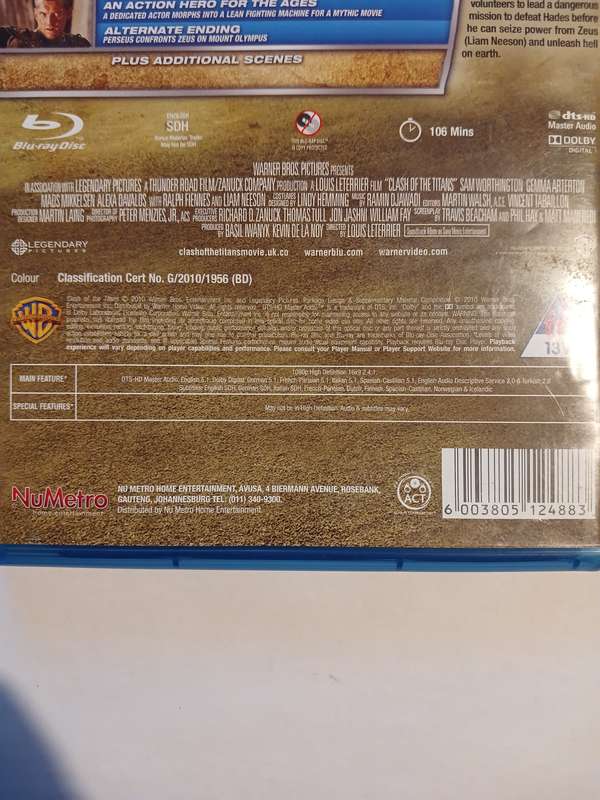 Clash of the Titans Blu-ray Disc